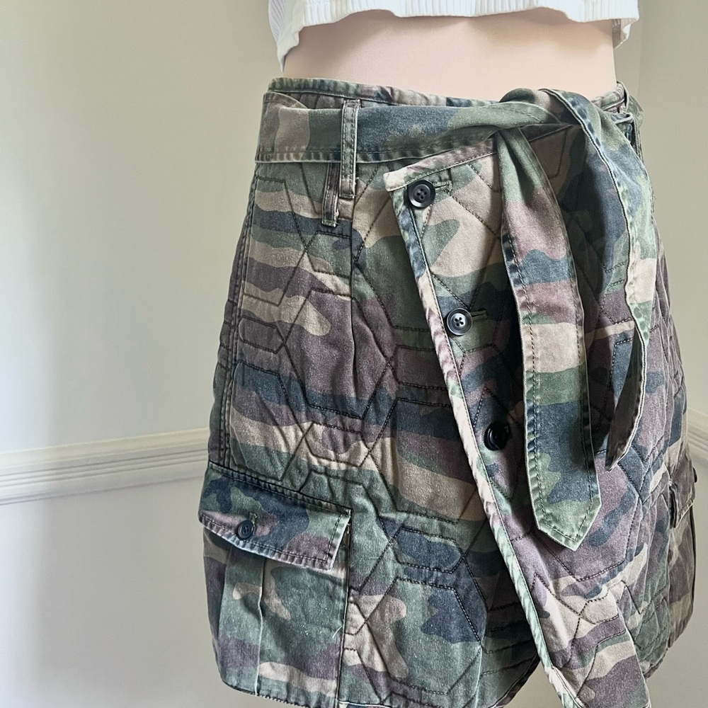 Marissa Webb Katrina Quilted Woodland Camo Mini‎ Skirt - Picture 16 of 16